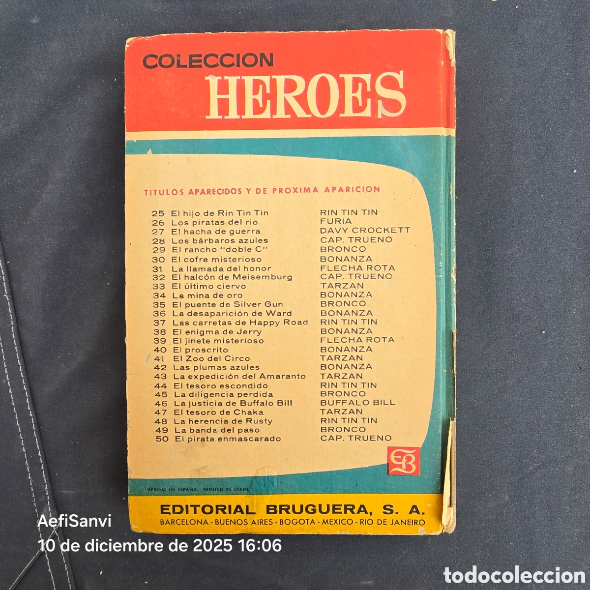 Tebeos: HEROES, BRONCO 9: EL RANCHO DOBLE C (BRUGUERA) - Foto 3