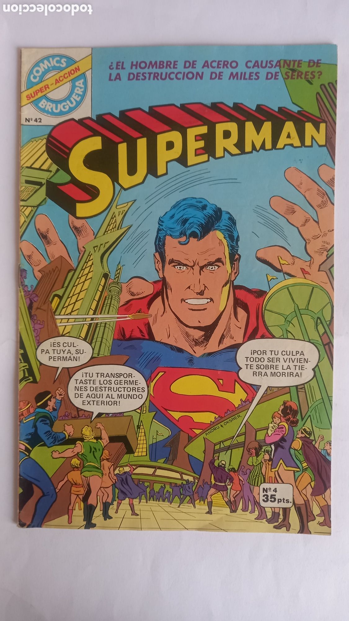 Tebeos: SUPERMAN. N&ordm; 42. Comic Bruguera - Foto 1
