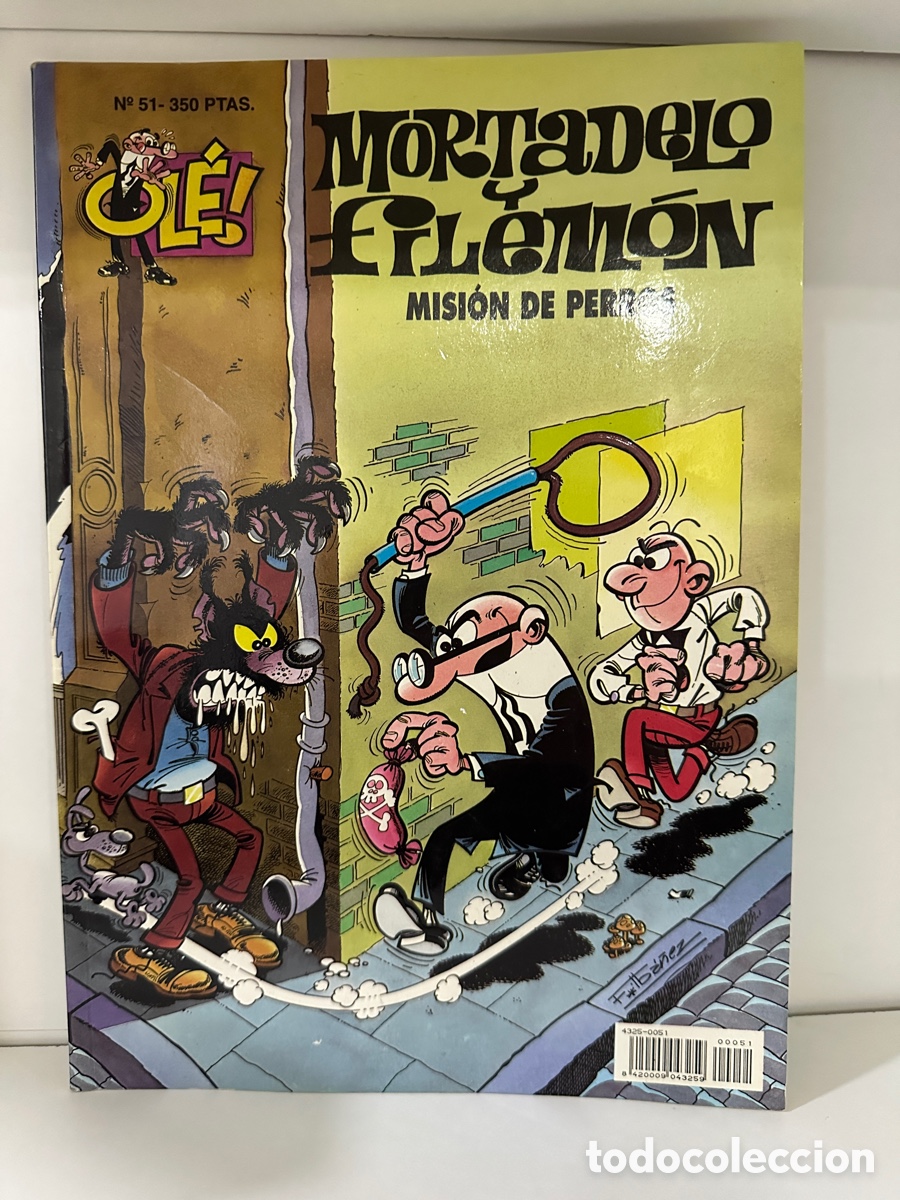 Tebeos: Mortadelo y Filem&oacute;n - Misi&oacute;n De Perros (No. 51) Ol&eacute;! - Foto 1
