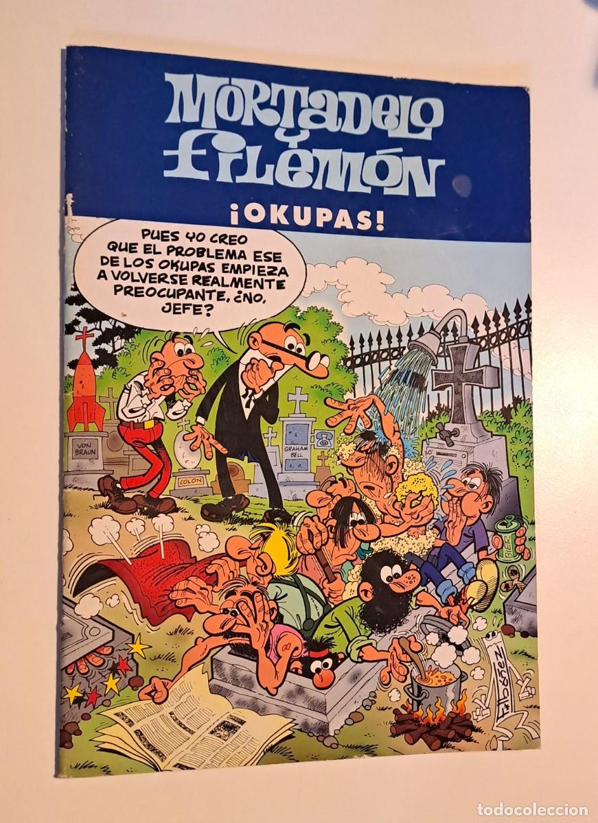 Tebeos: C&Oacute;MIC MORTADELO Y FILEM&Oacute;N. &iexcl; OKUPAS !. EDICI&Oacute;NES B. A&Ntilde;O 2003 - Foto 1