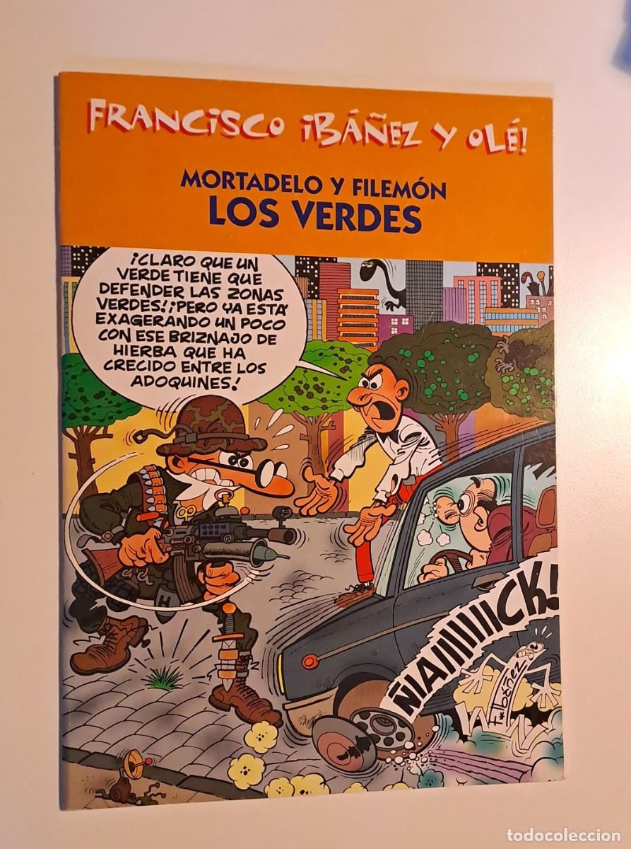 Tebeos: C&Oacute;MIC MORTADELO Y FILEM&Oacute;N. LOS VERDES - EDICI&Oacute;NES B. A&Ntilde;O 2001 - Foto 1