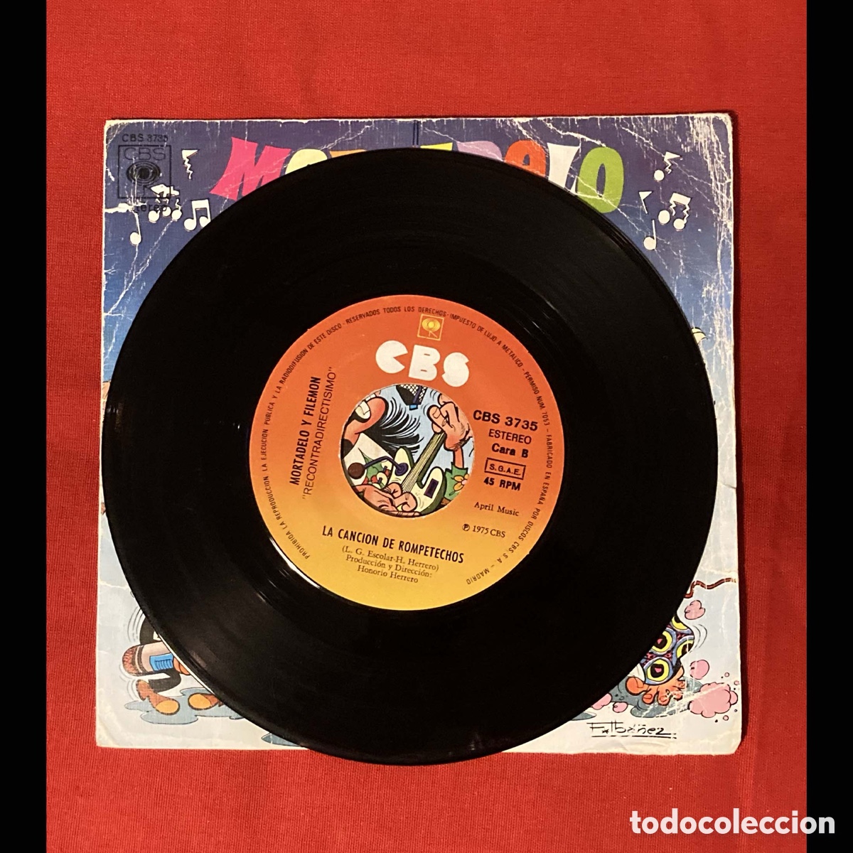 Tebeos: Mortadelo y Filem&oacute;n, Single 7&rdquo;, 1975. CBS - Foto 4
