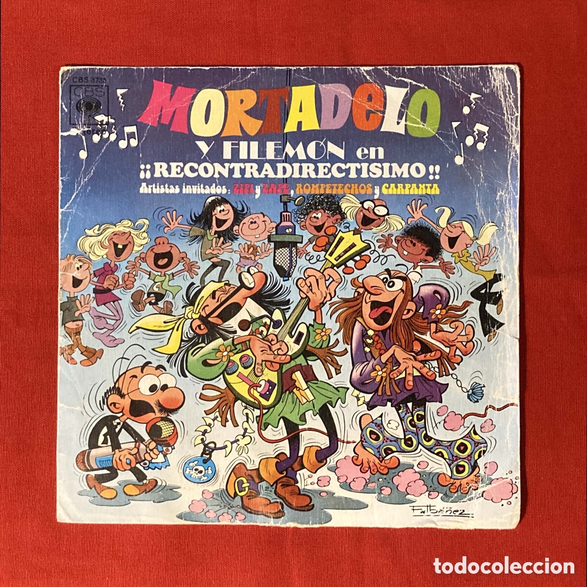Tebeos: Mortadelo y Filem&oacute;n, Single 7&rdquo;, 1975. CBS - Foto 1