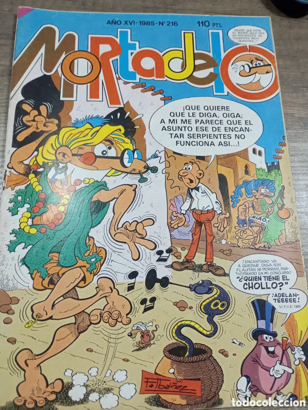 Tebeos: Comics Mortadelo n .216. Ano 1984 - Foto 1