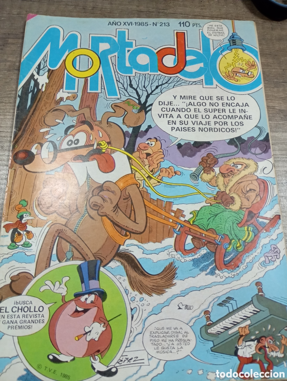 Tebeos: Comics Mortadelo n.213. 1985 - Foto 1