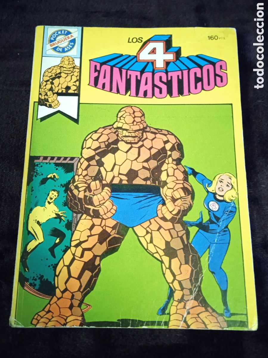 Giornalini: Pocket de ases N&ordm; 12 los 4 fantasticos - edita : Bruguera