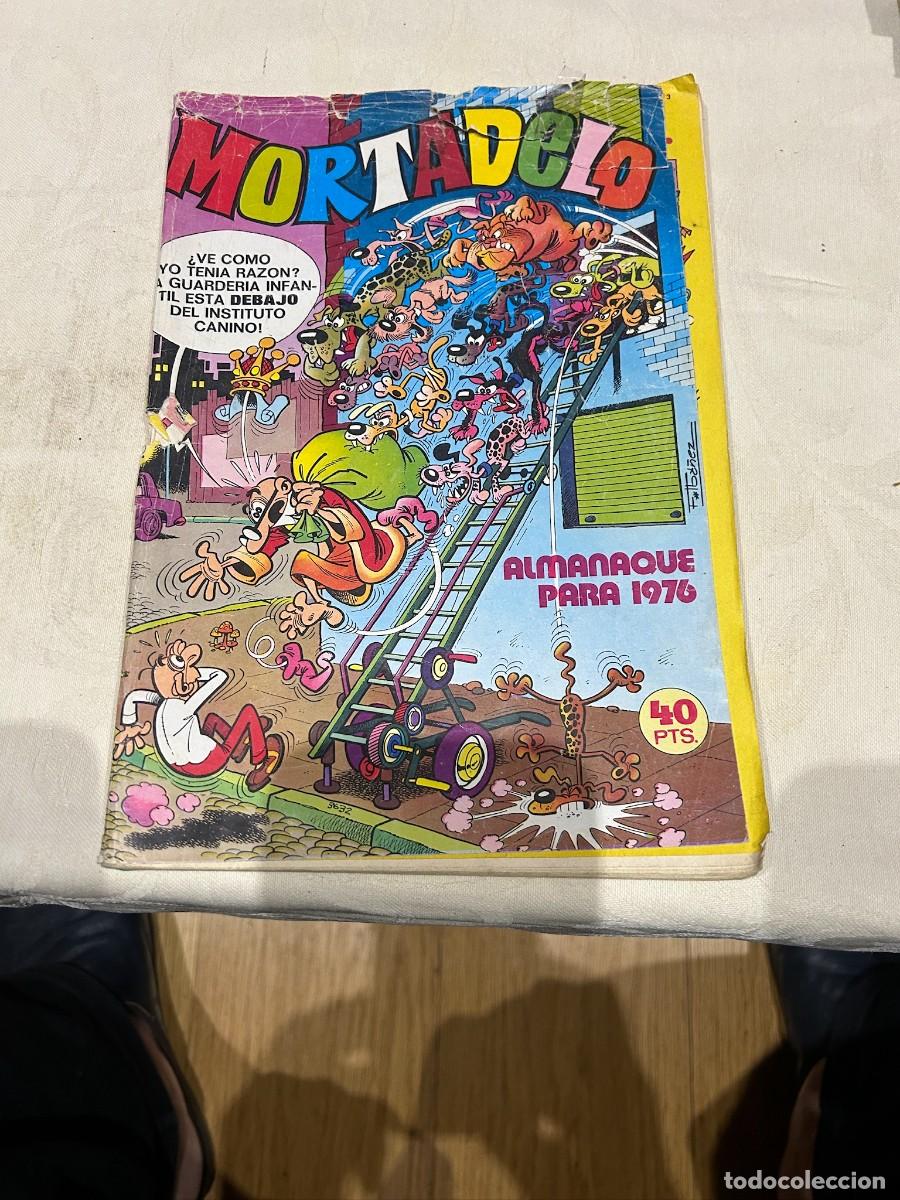 Tebeos: mortadelo almanaque 1976 usado - Foto 1