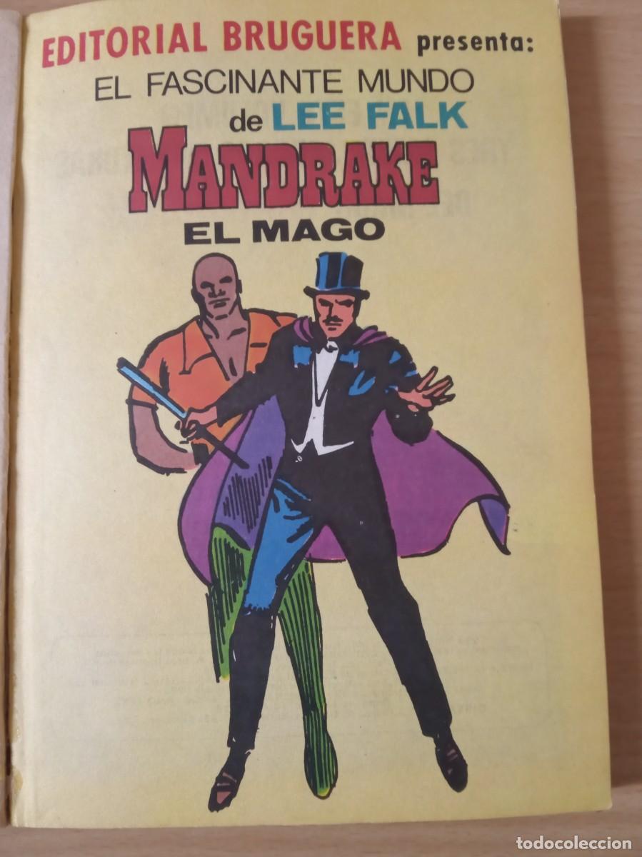 Tebeos: LIBRO-COMIC MANDRAKE &rdquo;EL MAGO&rdquo;- EDITORIAL BRUGUERA 1983 - Foto 2