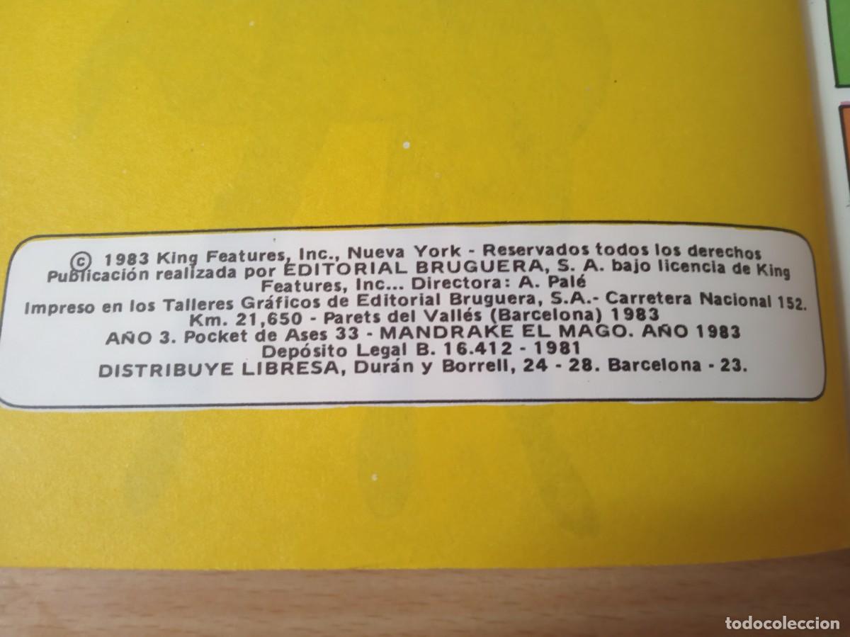 Tebeos: LIBRO-COMIC MANDRAKE &rdquo;EL MAGO&rdquo;- EDITORIAL BRUGUERA 1983 - Foto 4