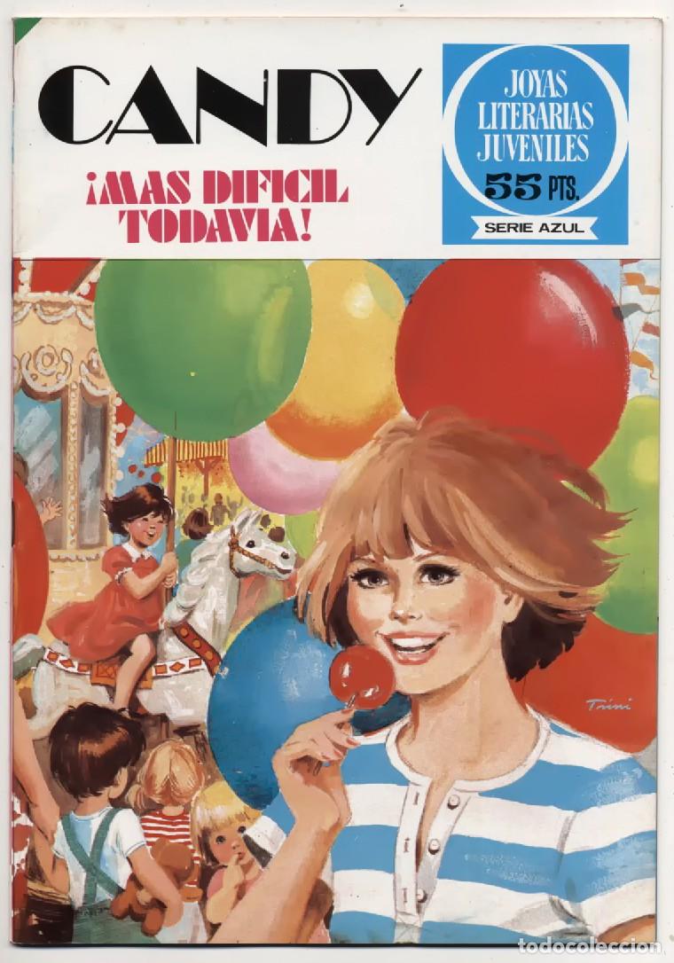 BDs: JOYAS LITERARIAS JUVENILES SERIE AZUL N&ordm; 58 CANDY MAS DIFICIL TODAVIA EDITORIAL BRUGUERA 1980