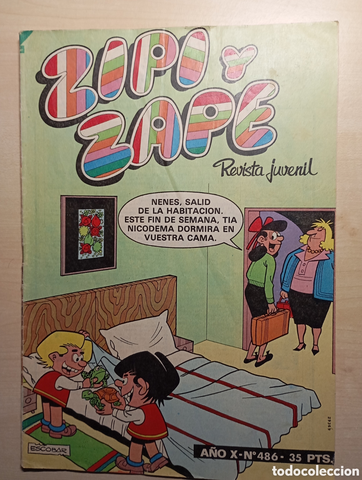 Tebeos: Zipi y Zape. Revista juvenil, n&uacute;m. 486