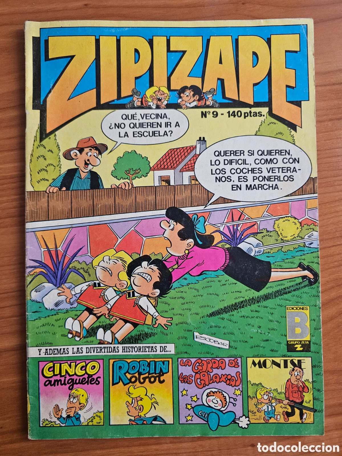Tebeos: ZIPI Y ZAPE N&ordm; 9 EDICIONES B. 1987