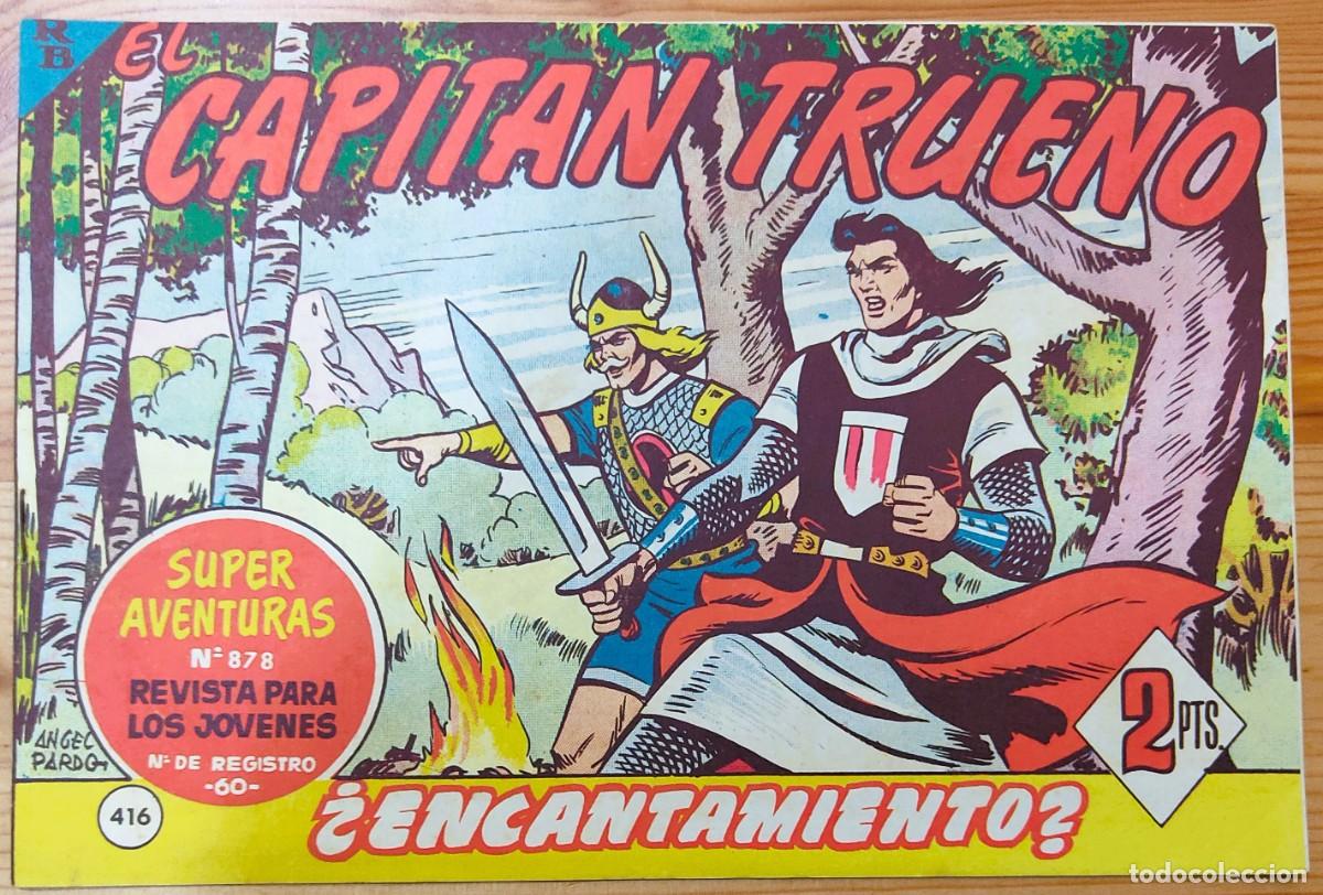 Tebeos: EL CAPITÁN TRUENO Nº 416 - SUPERAVENTURAS Nº 878 - EDITORIAL BRUGUERA - ORIGINAL DE ÉPOCA