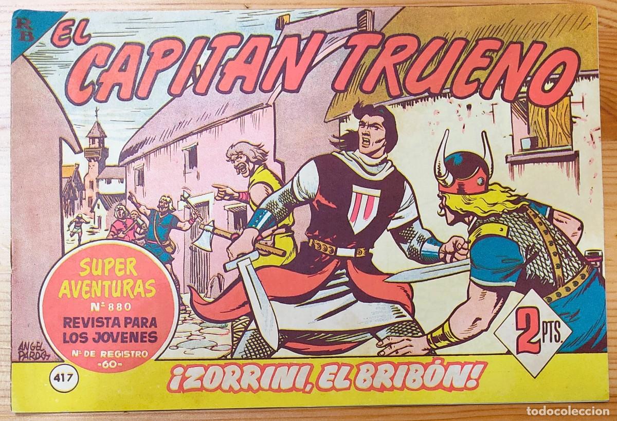 Tebeos: EL CAPITÁN TRUENO Nº 417 - SUPERAVENTURAS Nº 880 - EDITORIAL BRUGUERA - ORIGINAL DE ÉPOCA