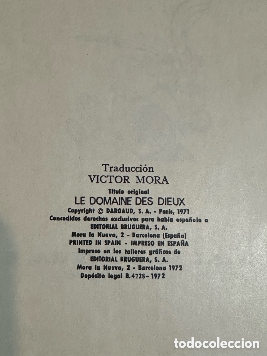 Tebeos: Tebeo LA RESIFENCIA DE LOS DIOSES-1971 - Foto 2