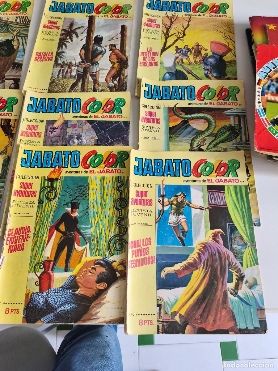 Tebeos: Lote de 9 n&uacute;meros de El Jabato color - Foto 2