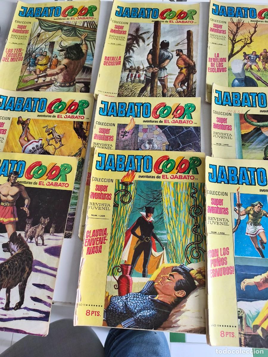 Tebeos: Lote de 9 n&uacute;meros de El Jabato color - Foto 3