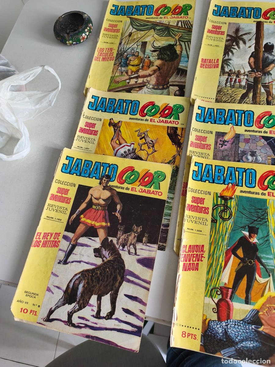 Tebeos: Lote de 9 n&uacute;meros de El Jabato color - Foto 4