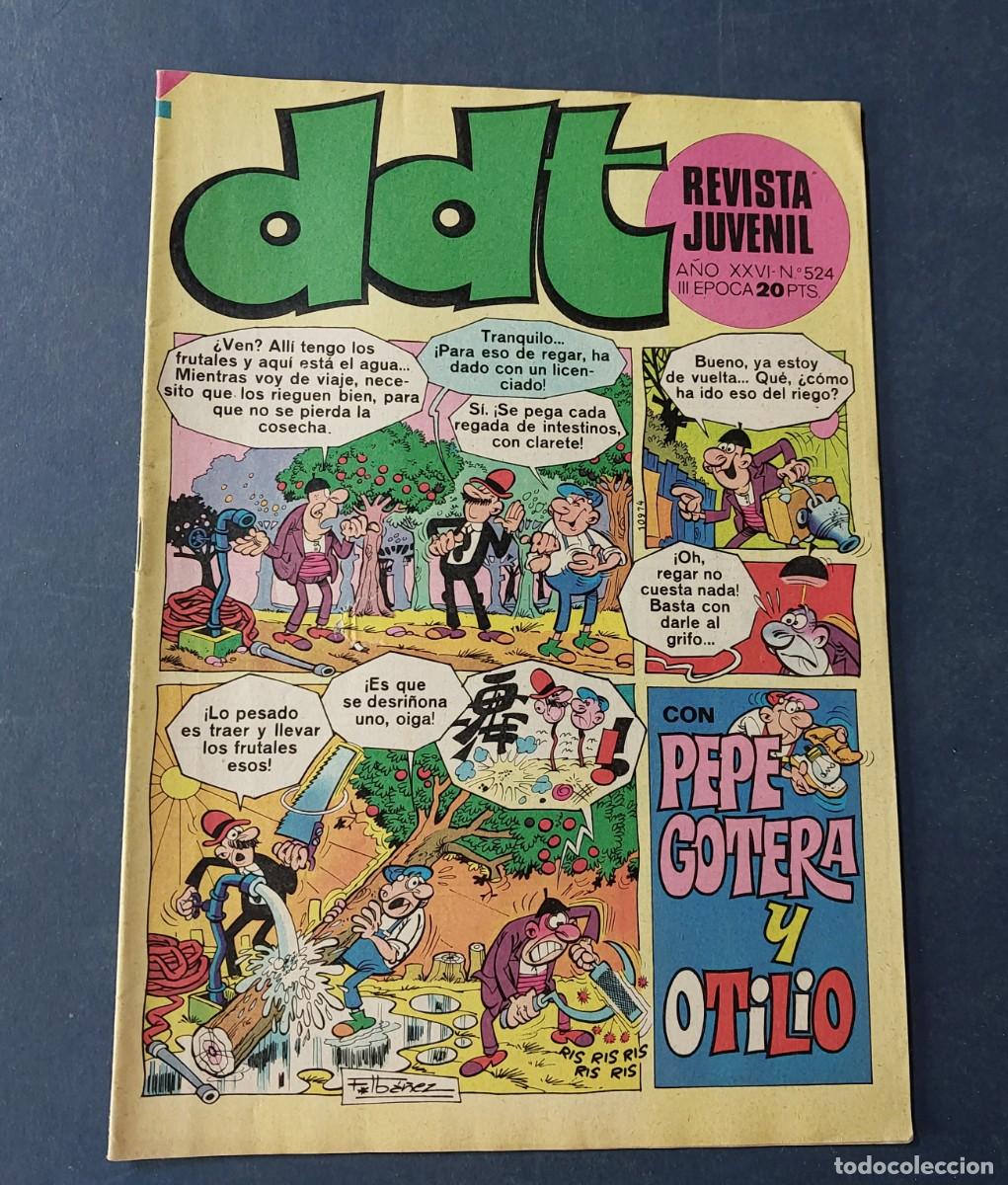 Tebeos: DDT N&ordm; 524 III Epoca A&ntilde;o 1978 - Foto 1