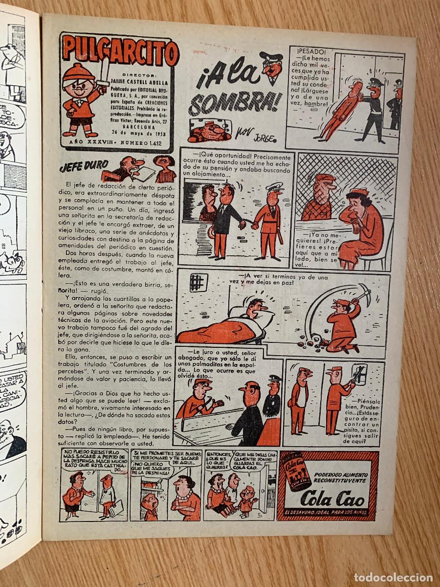 Tebeos: Pulgarcito n&ordm; 1412 - Ejemplar Impoluto! - Foto 2