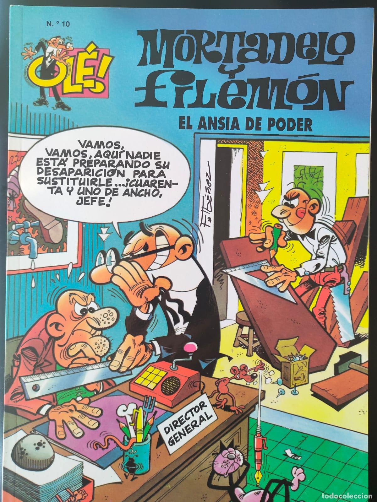 Tebeos: MORTADELO Y FILEMON EL ANSIA DE PODER - Foto 1