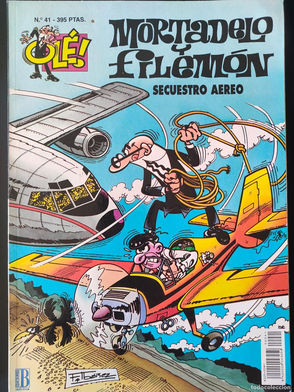 Tebeos: MORTADELO Y FILEMON SECUESTRO AEREO - Foto 1
