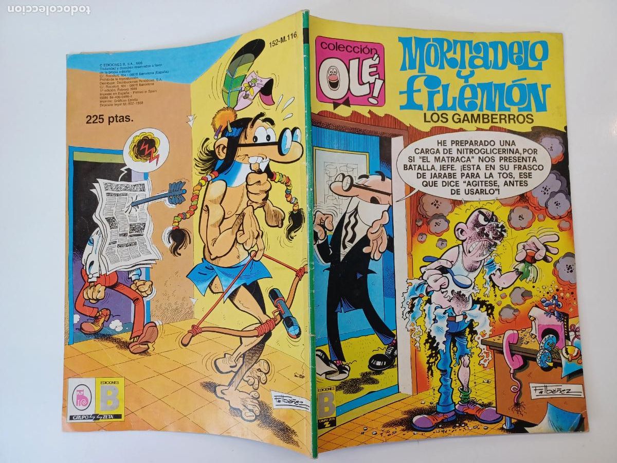 Tebeos: OL&Eacute; 152 MORTADELO Y FILEMON LOS GAMBERROS - Foto 2