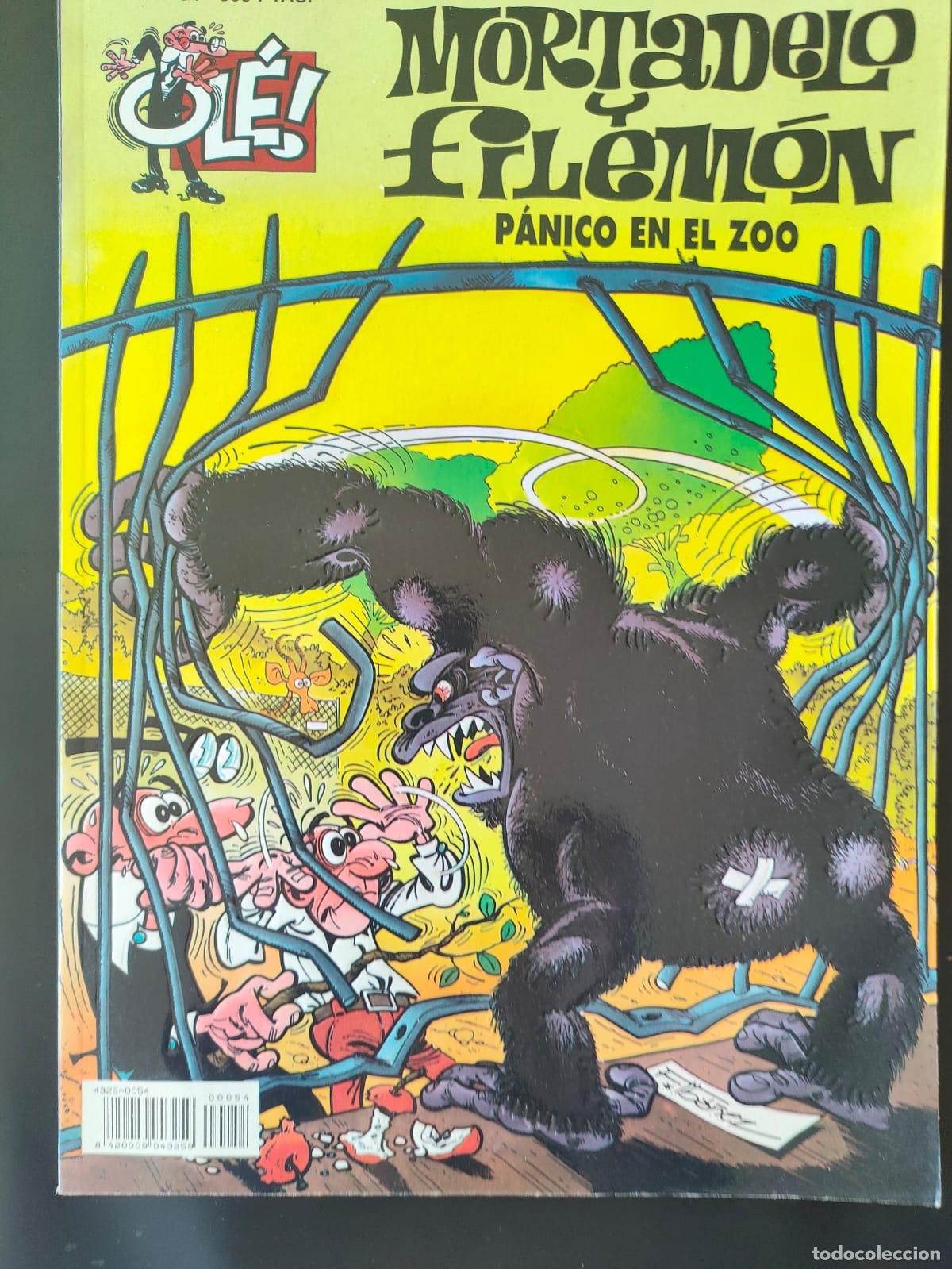 Tebeos: MORTADELO Y FILEMON PANICO EN EL ZOO - Foto 1