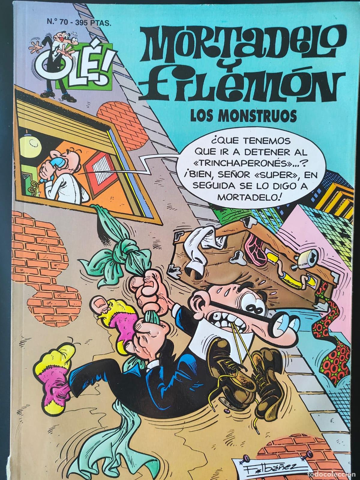 Tebeos: MORTADELO Y FILEMON LOS MONSTRUOS - Foto 1