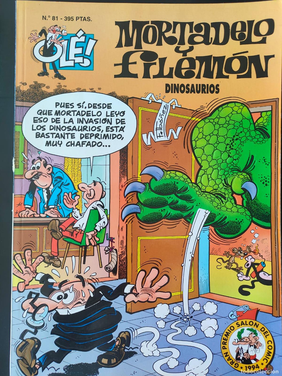 Tebeos: MORTADELO Y FILEMON DINOSAURIOS - Foto 1