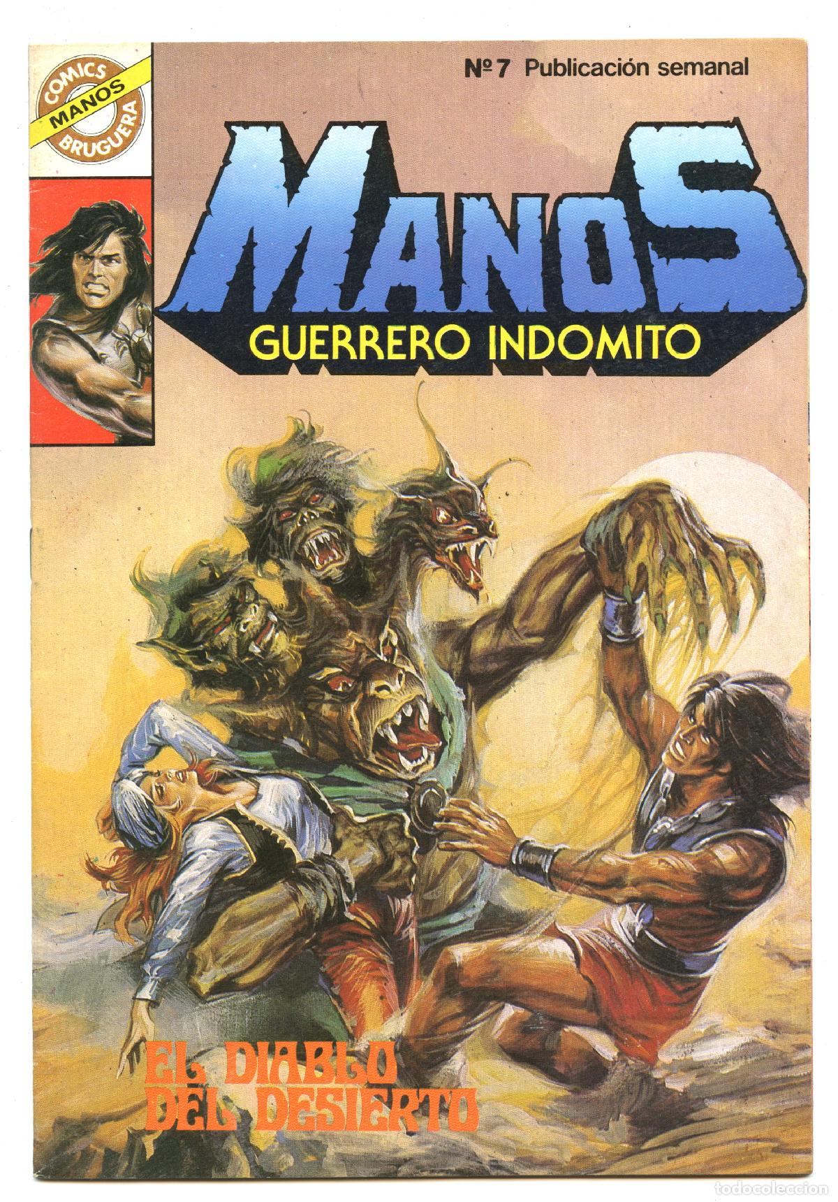 Tebeos: MANOS, GUERRERO INDOMITO n.17 (Bruguera, 1984)