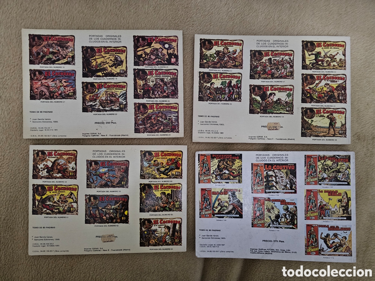 Tebeos: Lote c&oacute;mics El Cachorro tomos 3, 7, 8 y 14 - Foto 2