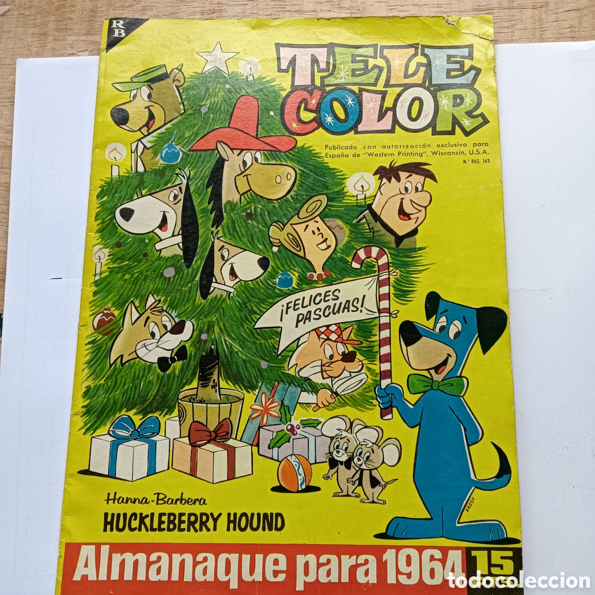 Tebeos: TELE -COLOR ALMANAQUE 1964 - Foto 1