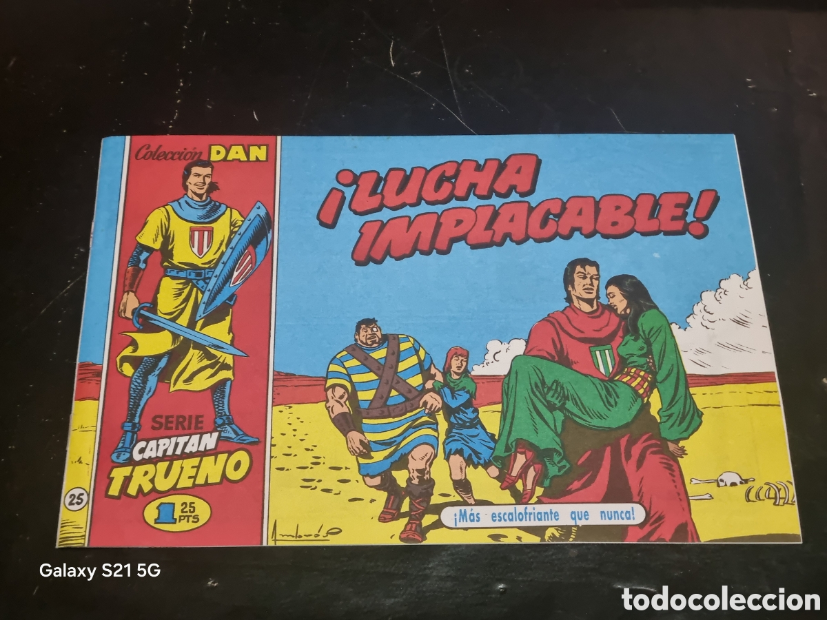 Tebeos: CAPITAN TRUENO N&deg;25 LUCHA IMPLACABLE , COLECCI&Oacute;N DAN - Foto 1