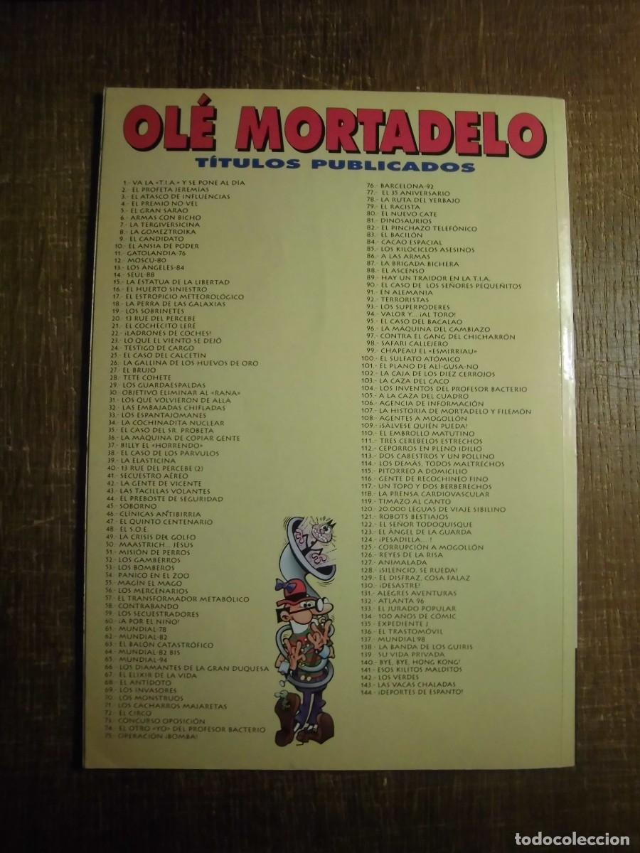Tebeos: MORTADELO Y FILEM&Oacute;N OL&Eacute;! EL CASO DEL SE&Ntilde;OR-PROBETA - Foto 2