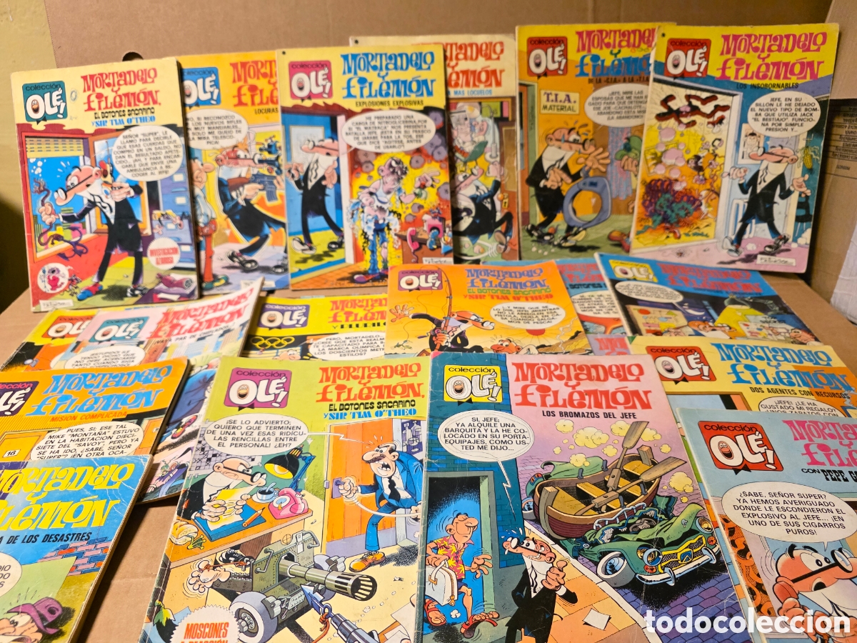 Tebeos: Mortadelo y Filem&oacute;n, lote de 20 comics - Foto 1