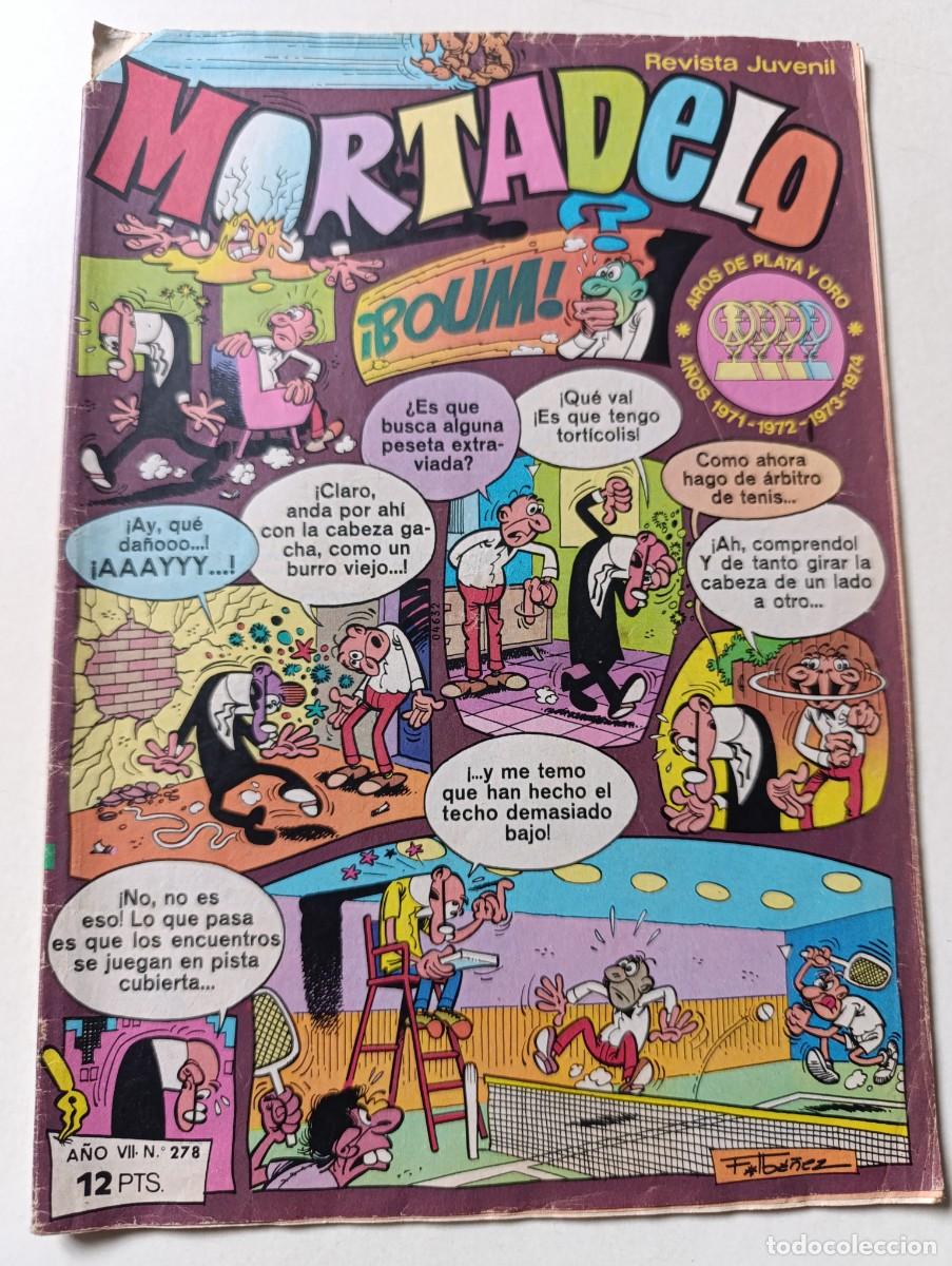 Revista Cómic Tebeo Mortadelo nº 278 Bruguera El Corsario de Hierro Astroman Manolón y Filemón