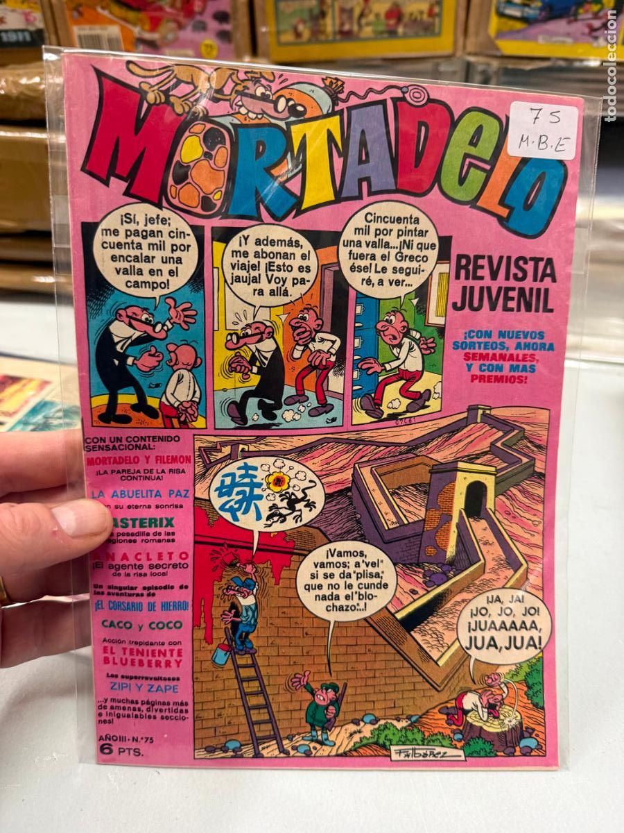 Tebeos: MORTADELO EDITORIAL BRUGUERA NUMERO 75