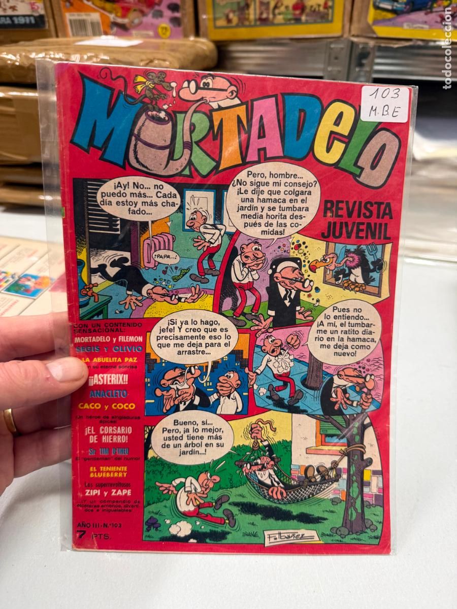 Livros de Banda Desenhada: MORTADELO EDITORIAL BRUGUERA NUMERO 103
