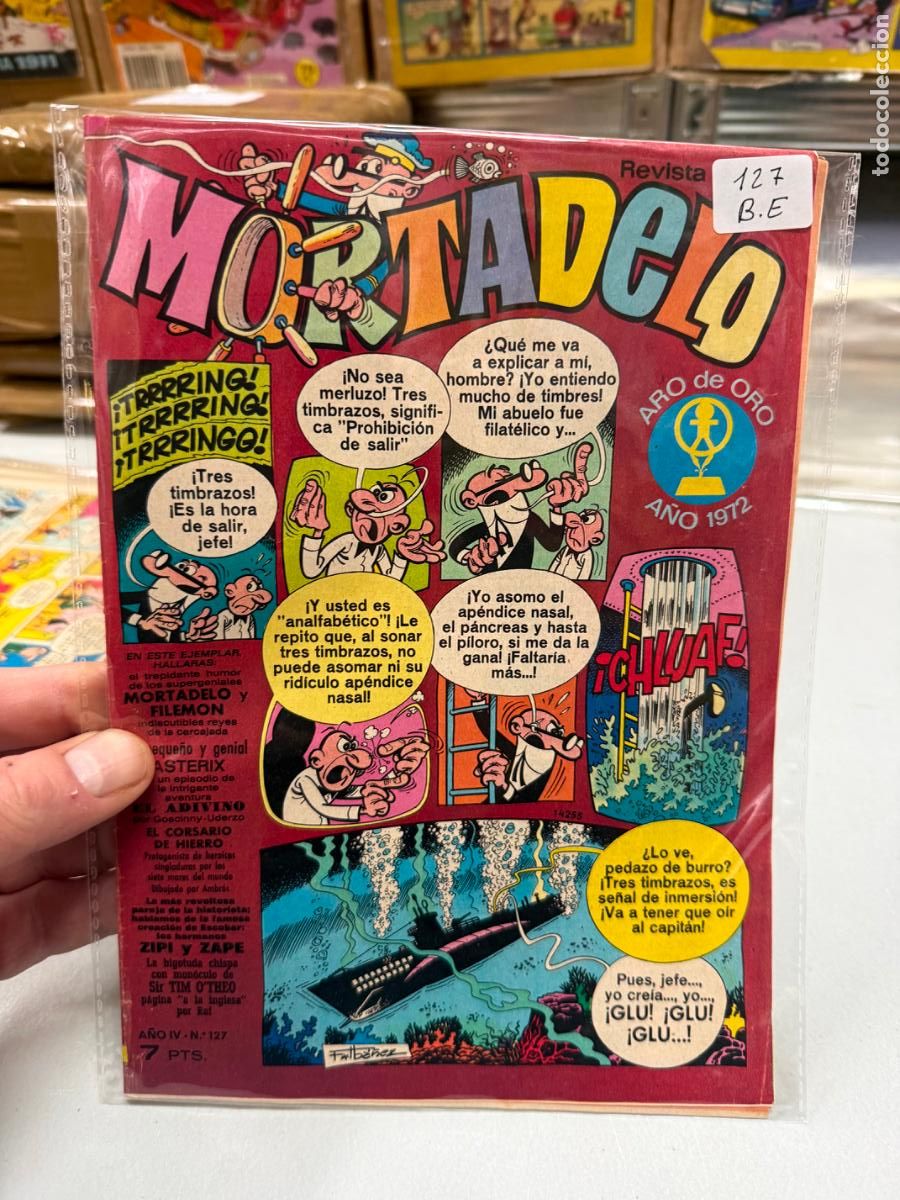 Livros de Banda Desenhada: MORTADELO EDITORIAL BRUGUERA NUMERO 127