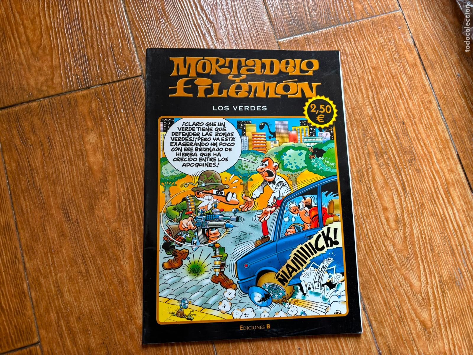 Tebeos: MORTADELO Y FILEM&Oacute;N. LOS VERDES. EDICIONES B RUSTICA - Foto 1