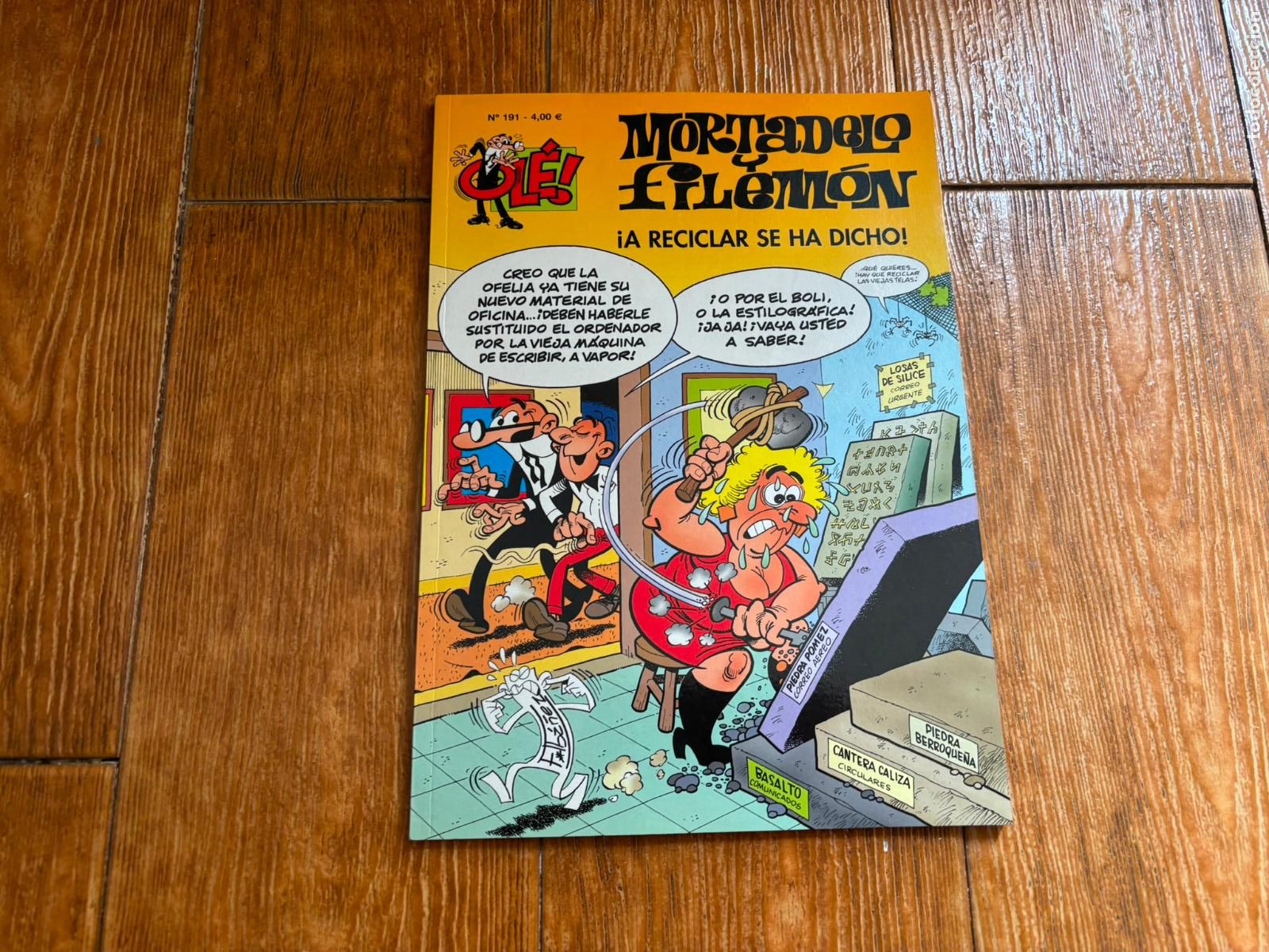 Tebeos: COLECCION OLE N&ordm; 191 MORTADELO Y FILEMOSN EDICIONES B