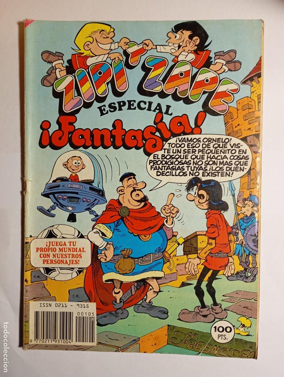 Tebeos: ZIPI Y ZAPE ESPECIAL FANTAS&Iacute;A. N&ordm; 105. A&Ntilde;O XI. 16 AGOSTO 1982. BRUGUERA. TDKR2