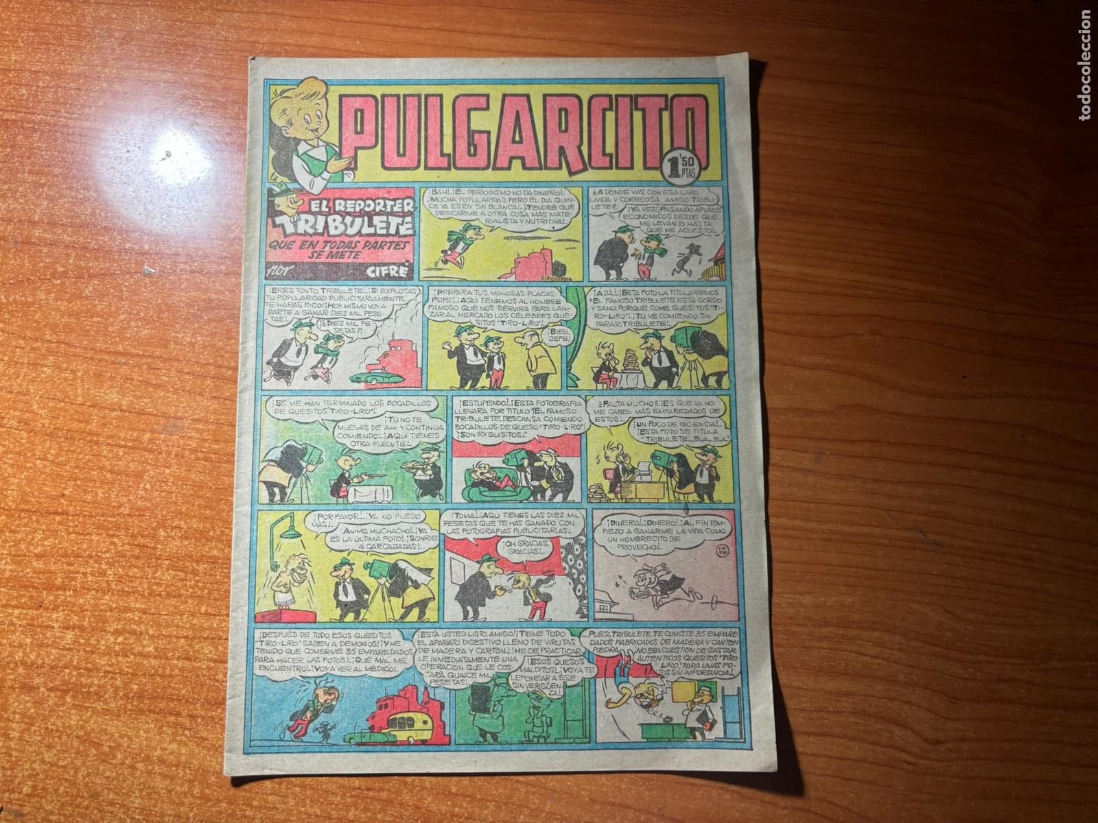 Tebeos: PULGARCITO N&ordm; 244 EDITORIAL BRUGUERA