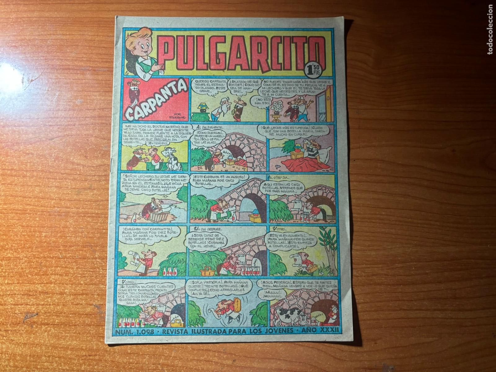 Tebeos: PULGARCITO N&ordm; 256 EDITORIAL BRUGUERA