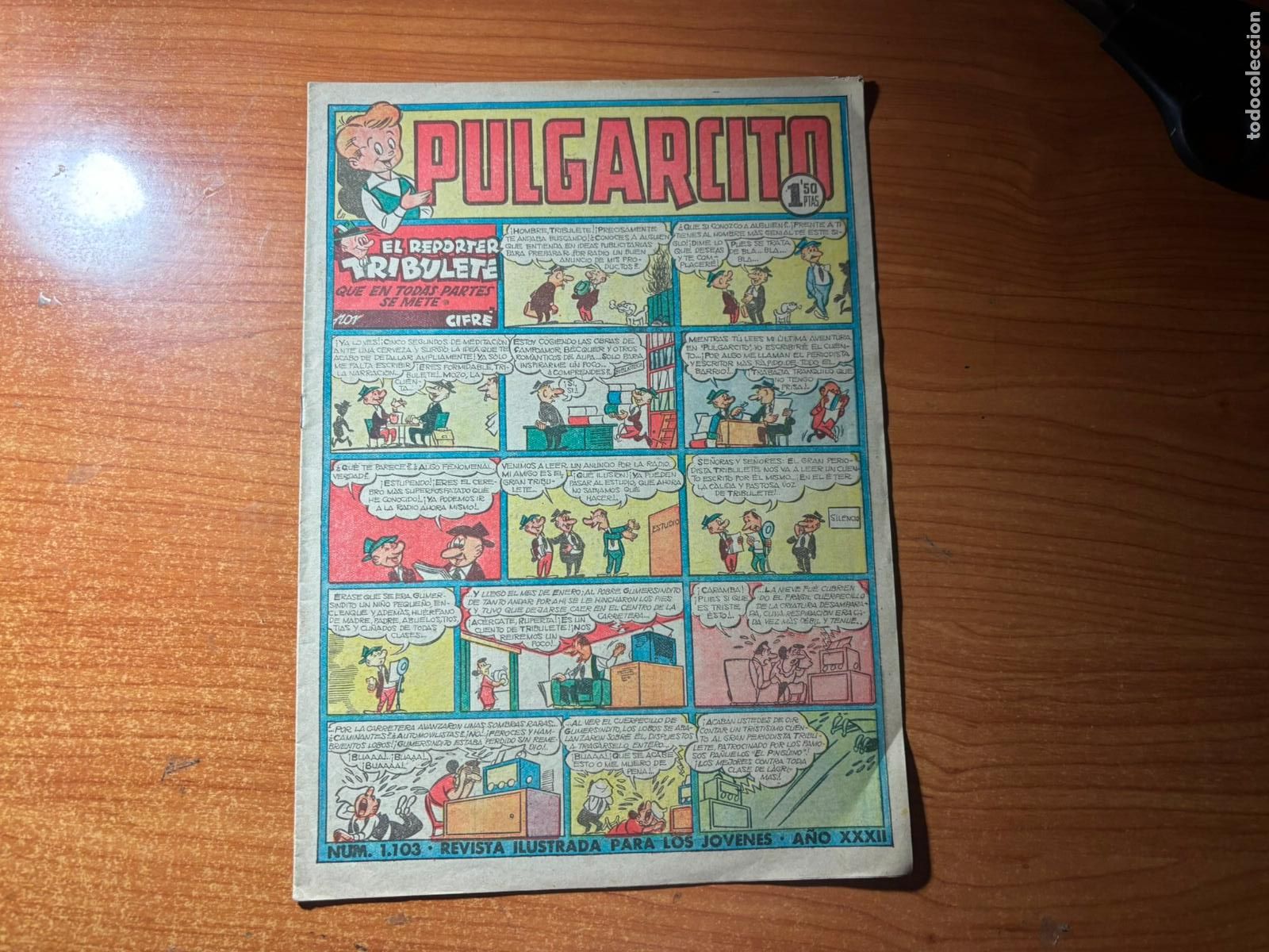 Tebeos: PULGARCITO N&ordm; 261 EDITORIAL BRUGUERA