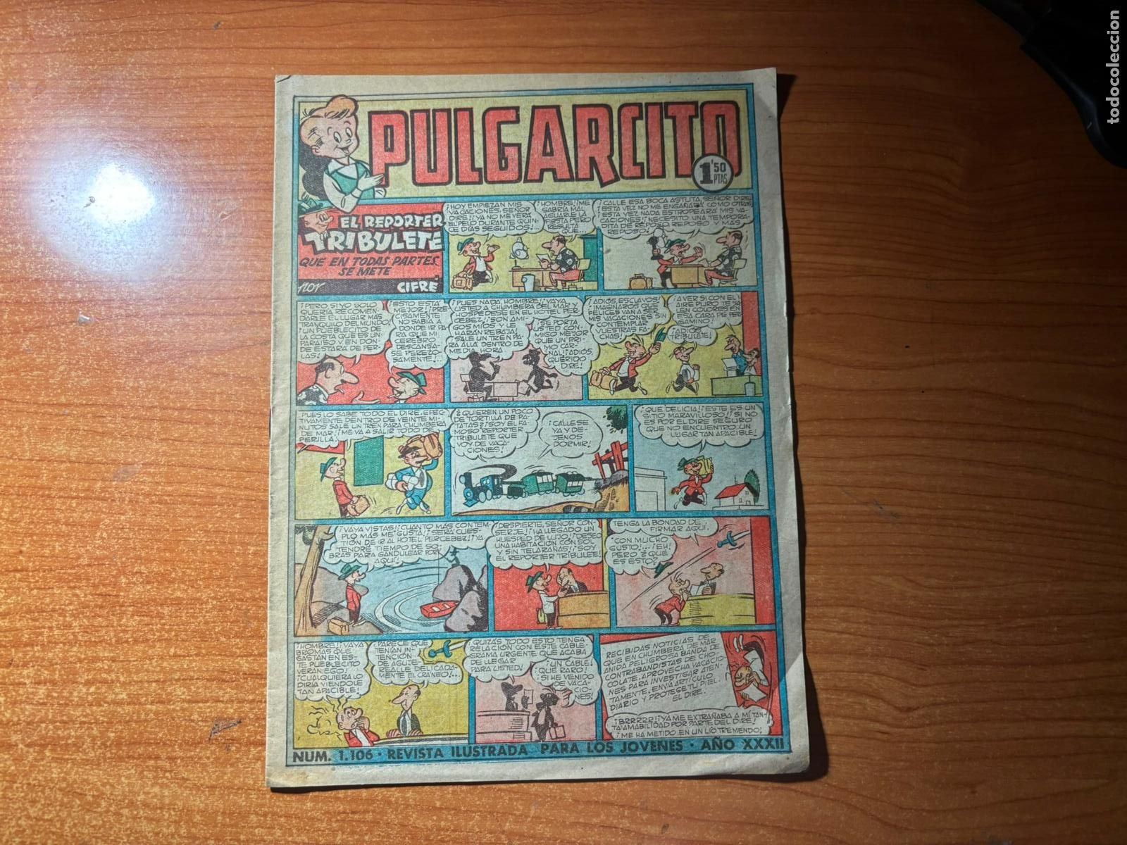 Tebeos: PULGARCITO N&ordm; 264 EDITORIAL BRUGUERA