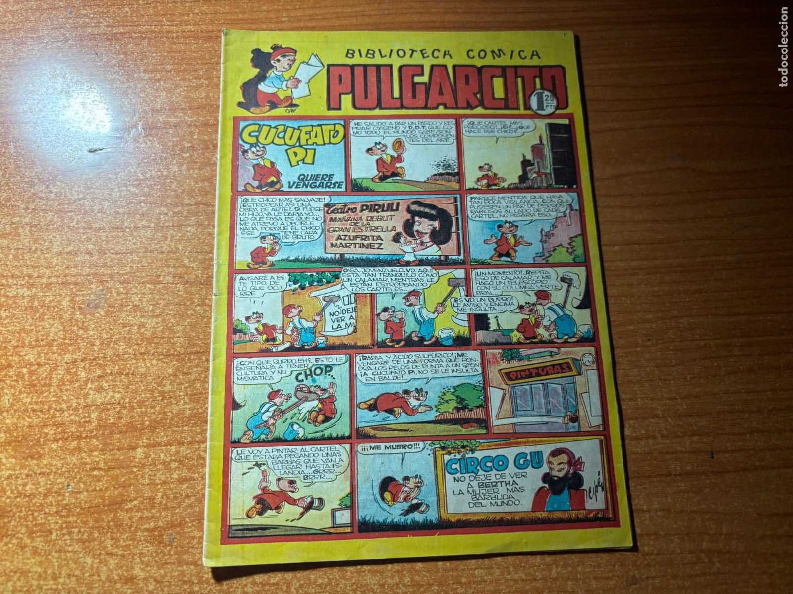 Tebeos: PULGARCITO N&ordm; 107 EDITORIAL BRUGUERA