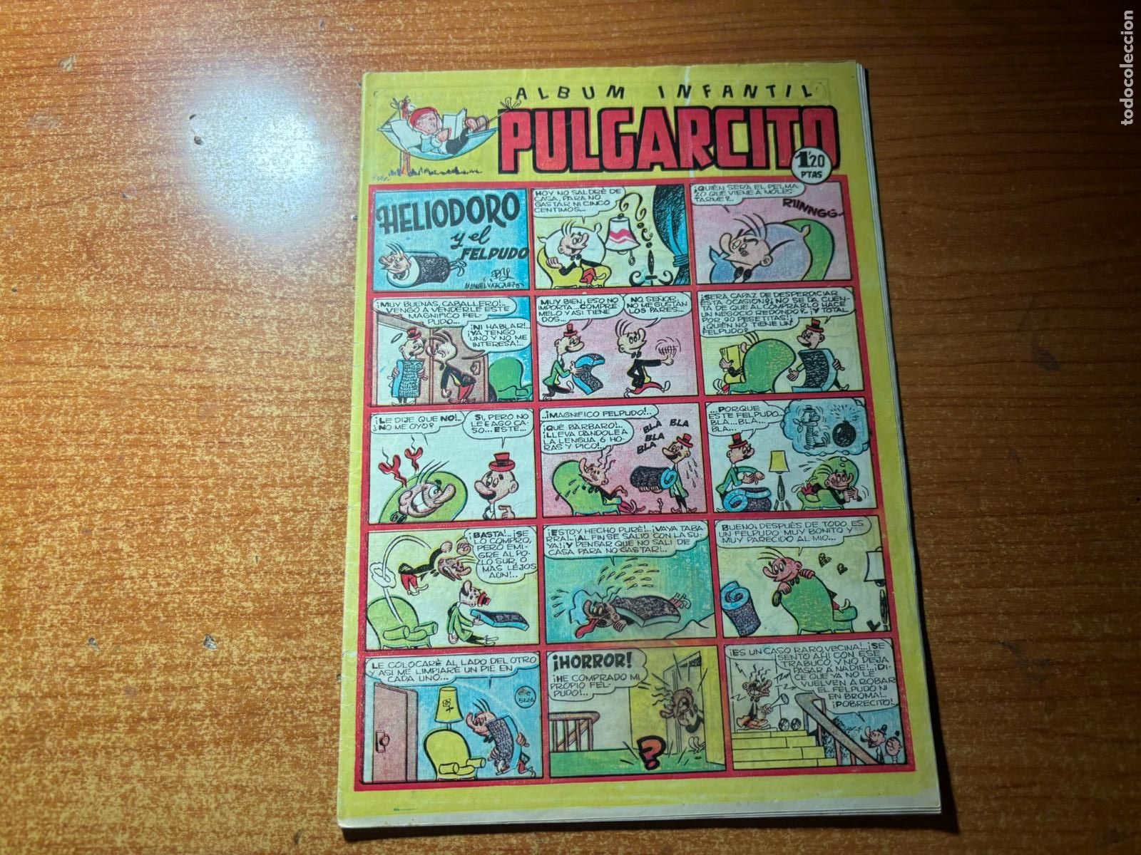 Tebeos: PULGARCITO N&ordm; 124 EDITORIAL BRUGUERA