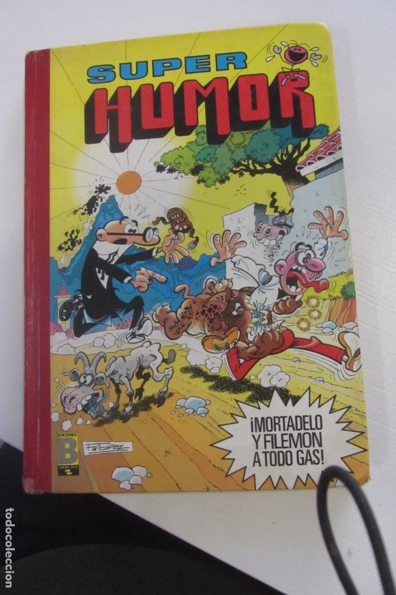 Tebeos: SUPER HUMOR. VOLUMEN 35. MORTADELO Y FILEMON. EDICIONES B GRUPO Z. 1&ordf; EDICION 1989 arx347